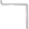 image2quotW x 12quotD x 7 34quotH Steel Truss Shelf Bracket Antiqued BrassWhite Primer Paintable