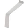 image2quotW x 12quotD x 7 34quotH Steel Truss Shelf Bracket Antiqued BrassWhite Primer Paintable