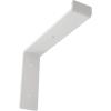 image2quotW x 12quotD x 7 34quotH Steel Truss Shelf Bracket Antiqued BrassWhite Primer Paintable