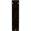 imageEkena Millwork BKTM01X05X08SLO 1 2quot W x 5 12quot D x 8quot H Loera Wrought Iron Bracket Single Center BraceAntiqued Brass