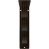 imageEkena Millwork BKTM01X05X08SLO 1 2quot W x 5 12quot D x 8quot H Loera Wrought Iron Bracket Single Center BraceAntiqued Bronze