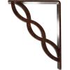 imageEkena Millwork BKTM01X05X08SLO 1 2quot W x 5 12quot D x 8quot H Loera Wrought Iron Bracket Single Center BraceAntiqued Copper
