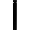 imageEkena Millwork BKTM01X05X08SLO 1 2quot W x 5 12quot D x 8quot H Loera Wrought Iron Bracket Single Center BracePowder Coated Black