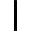 imageEkena Millwork BKTM01X05X08SLO 1 2quot W x 5 12quot D x 8quot H Loera Wrought Iron Bracket Single Center BracePowder Coated Black