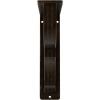 imageEkena Millwork BKTM01X10X12SBR 1 2quot W x 10quot D x 12quot H Bradford Wrought Iron Bracket Single Center BraceAntiqued Brass
