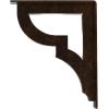 imageEkena Millwork BKTM01X10X12SBR 1 2quot W x 10quot D x 12quot H Bradford Wrought Iron Bracket Single Center BraceAntiqued Bronze