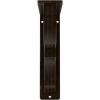 imageEkena Millwork BKTM01X10X12SBR 1 2quot W x 10quot D x 12quot H Bradford Wrought Iron Bracket Single Center BraceAntiqued Bronze