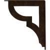 imageEkena Millwork BKTM01X10X12SBR 1 2quot W x 10quot D x 12quot H Bradford Wrought Iron Bracket Single Center BraceAntiqued Bronze