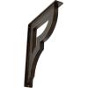 imageEkena Millwork BKTM01X10X12SBR 1 2quot W x 10quot D x 12quot H Bradford Wrought Iron Bracket Single Center BraceAntiqued Bronze