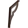 imageEkena Millwork BKTM01X10X12SBR 1 2quot W x 10quot D x 12quot H Bradford Wrought Iron Bracket Single Center BraceAntiqued Copper