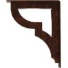imageEkena Millwork BKTM01X10X12SBR 1 2quot W x 10quot D x 12quot H Bradford Wrought Iron Bracket Single Center BraceAntiqued Copper