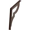 imageEkena Millwork BKTM01X10X12SBR 1 2quot W x 10quot D x 12quot H Bradford Wrought Iron Bracket Single Center BraceAntiqued Copper