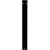 imageEkena Millwork BKTM01X10X12SBR 1 2quot W x 10quot D x 12quot H Bradford Wrought Iron Bracket Single Center BracePowder Coated Black
