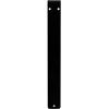 imageEkena Millwork BKTM01X10X12SBR 1 2quot W x 10quot D x 12quot H Bradford Wrought Iron Bracket Single Center BracePowder Coated Black