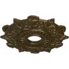 image17 12quotOD x 4quotID x 1quotP Preston Ceiling Medallion Fits Canopies up to 4quotBrass Metallic Series