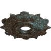 image17 12quotOD x 4quotID x 1quotP Preston Ceiling Medallion Fits Canopies up to 4quotBronze Blue Patina Metallic Series