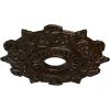 image17 12quotOD x 4quotID x 1quotP Preston Ceiling Medallion Fits Canopies up to 4quotBronze Metallic Series