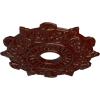 image17 12quotOD x 4quotID x 1quotP Preston Ceiling Medallion Fits Canopies up to 4quotBrushed Mahogany Flat Finish