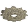 image17 12quotOD x 4quotID x 1quotP Preston Ceiling Medallion Fits Canopies up to 4quotCastle Stone Crackle Flat Finish