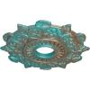 image17 12quotOD x 4quotID x 1quotP Preston Ceiling Medallion Fits Canopies up to 4quotCopper Green Patina Metallic Series