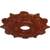 image17 12quotOD x 4quotID x 1quotP Preston Ceiling Medallion Fits Canopies up to 4quotFirebrick Flat Finish
