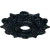 image17 12quotOD x 4quotID x 1quotP Preston Ceiling Medallion Fits Canopies up to 4quotNight Shade Flat Finish