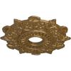 image17 12quotOD x 4quotID x 1quotP Preston Ceiling Medallion Fits Canopies up to 4quotPale Gold Metallic Series
