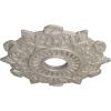 image17 12quotOD x 4quotID x 1quotP Preston Ceiling Medallion Fits Canopies up to 4quotPearl White Metallic Series