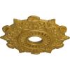 image17 12quotOD x 4quotID x 1quotP Preston Ceiling Medallion Fits Canopies up to 4quotPharaohs Gold Metallic Series