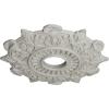 image17 12quotOD x 4quotID x 1quotP Preston Ceiling Medallion Fits Canopies up to 4quotPot of Cream Flat Finish