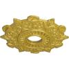 image17 12quotOD x 4quotID x 1quotP Preston Ceiling Medallion Fits Canopies up to 4quotRich Gold Metallic Series