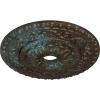 image23 12quotOD x 3 12quotID x 2 18quotP Vaduz Ceiling Medallion Fits Canopies up to 3 12quotBronze Blue Patina Metallic Series
