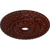 image23 12quotOD x 3 12quotID x 2 18quotP Vaduz Ceiling Medallion Fits Canopies up to 3 12quotBrushed Mahogany Flat Finish