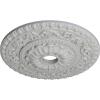 image23 12quotOD x 3 12quotID x 2 18quotP Vaduz Ceiling Medallion Fits Canopies up to 3 12quotFrost Flat Finish