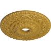 image23 12quotOD x 3 12quotID x 2 18quotP Vaduz Ceiling Medallion Fits Canopies up to 3 12quotIridescent Gold Metallic Series