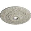 image23 12quotOD x 3 12quotID x 2 18quotP Vaduz Ceiling Medallion Fits Canopies up to 3 12quotPot of Cream Crackle Flat Finish