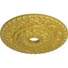 image23 12quotOD x 3 12quotID x 2 18quotP Vaduz Ceiling Medallion Fits Canopies up to 3 12quotRich Gold Metallic Series
