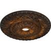 image23 12quotOD x 3 12quotID x 2 18quotP Vaduz Ceiling Medallion Fits Canopies up to 3 12quotRust Metallic Series