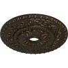 image23 12quotOD x 3 12quotID x 2 18quotP Vaduz Ceiling Medallion Fits Canopies up to 3 12quotStone Hearth Crackle Flat Finish