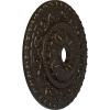 image23 12quotOD x 3 12quotID x 2 18quotP Vaduz Ceiling Medallion Fits Canopies up to 3 12quotStone Hearth Flat Finish