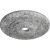 image23 12quotOD x 3 12quotID x 2 18quotP Vaduz Ceiling Medallion Fits Canopies up to 3 12quotUltra Pure White Crackle Flat Finish