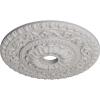 image23 12quotOD x 3 12quotID x 2 18quotP Vaduz Ceiling Medallion Fits Canopies up to 3 12quotUltra Pure White Flat Finish