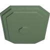image25 14quotW x 17 14quotH x 1 34quotP Felix Ceiling MedallionAthenian Green Flat Finish