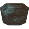 image25 14quotW x 17 14quotH x 1 34quotP Felix Ceiling MedallionBronze Blue Patina Metallic Series