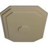 image25 14quotW x 17 14quotH x 1 34quotP Felix Ceiling MedallionGobi Desert Flat Finish