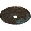 image26quotOD x 3 34quotID x 1 12quotP Attica with Rose Ceiling Medallion Fits Canopies up to 4 12quotBronze Blue Patina Metallic Series