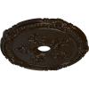 image26quotOD x 3 34quotID x 1 12quotP Attica with Rose Ceiling Medallion Fits Canopies up to 4 12quotBronze Metallic Series