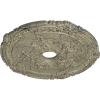 image26quotOD x 3 34quotID x 1 12quotP Attica with Rose Ceiling Medallion Fits Canopies up to 4 12quotCastle Stone Crackle Flat Finish