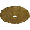 image26quotOD x 3 34quotID x 1 12quotP Attica with Rose Ceiling Medallion Fits Canopies up to 4 12quotGold Rush Metallic Series