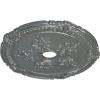 image26quotOD x 3 34quotID x 1 12quotP Attica with Rose Ceiling Medallion Fits Canopies up to 4 12quotPlatinum Metallic Series